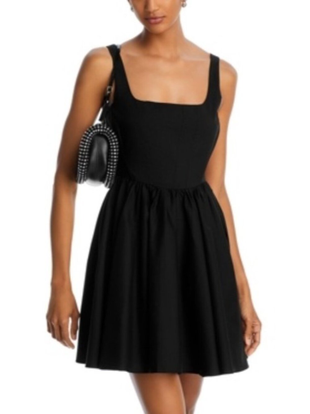Wayf Jade Corset Mini Dress Black Size L